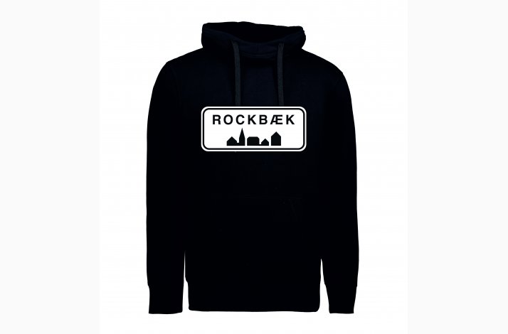 Rockbæk Sort Hoodie